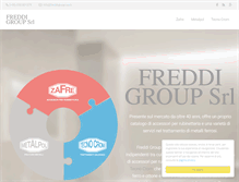Tablet Screenshot of freddigroup.com